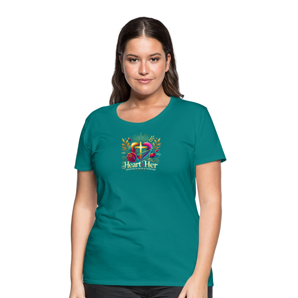 Heart4Her Women’s Premium T-Shirt - teal