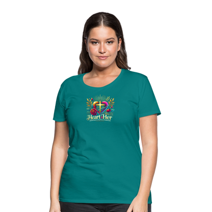 Heart4Her Women’s Premium T-Shirt - teal