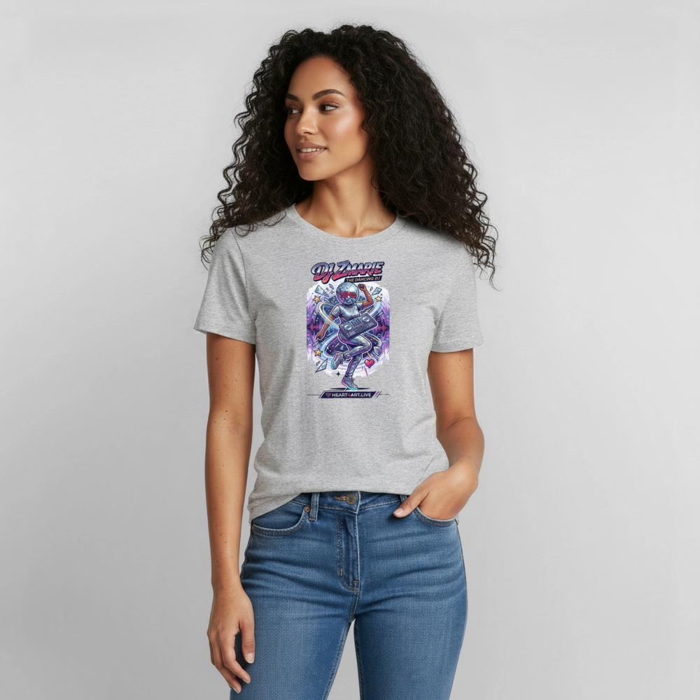 DJ ZMARIE "THE DANCING DJ" TM Gildan Ultra Cotton Adult T-Shirt - heather gray