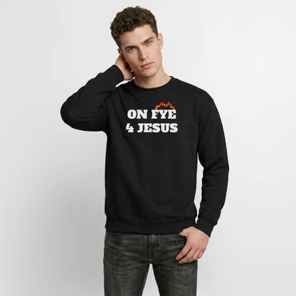 ON FYE 4 JESUS Crewneck Sweatshirt - black