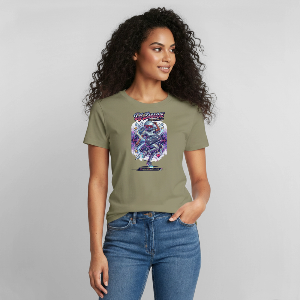 DJ ZMARIE "THE DANCING DJ" TM Gildan Ultra Cotton Adult T-Shirt - prairie dust