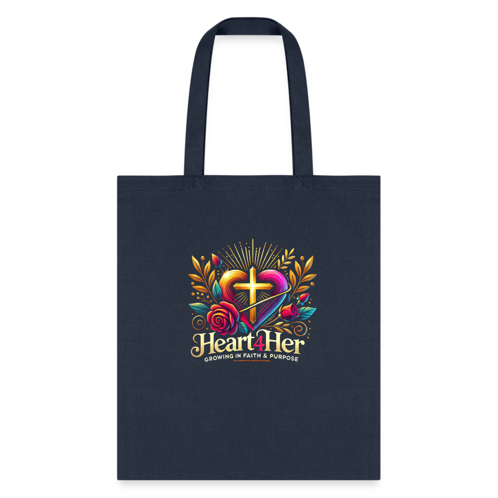Heart4Her Tote Bag - navy