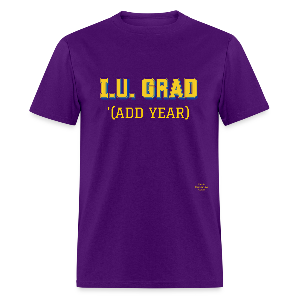 Interfaith University Customizable Unisex Classic T-Shirt - purple