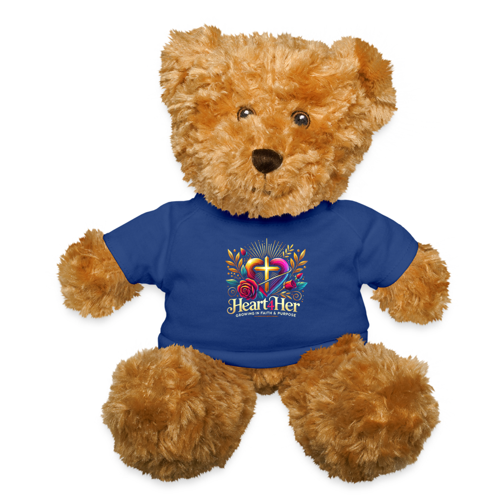 Heart4Her Teddy Bear - royal blue