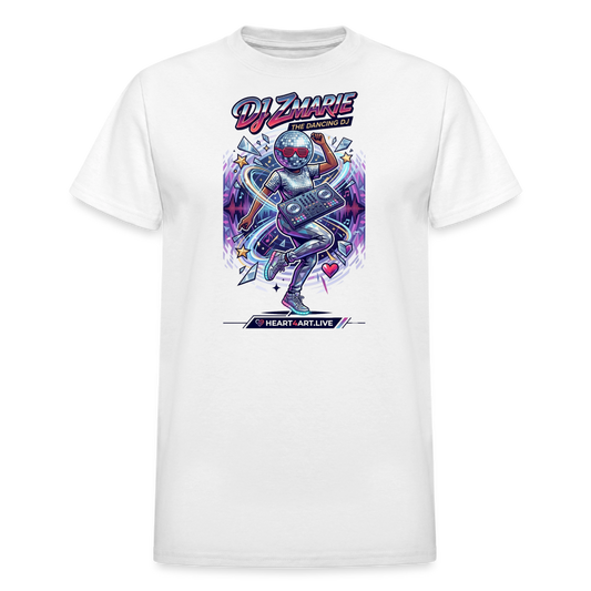 DJ ZMARIE "THE DANCING DJ" TM Gildan Ultra Cotton Adult T-Shirt - white