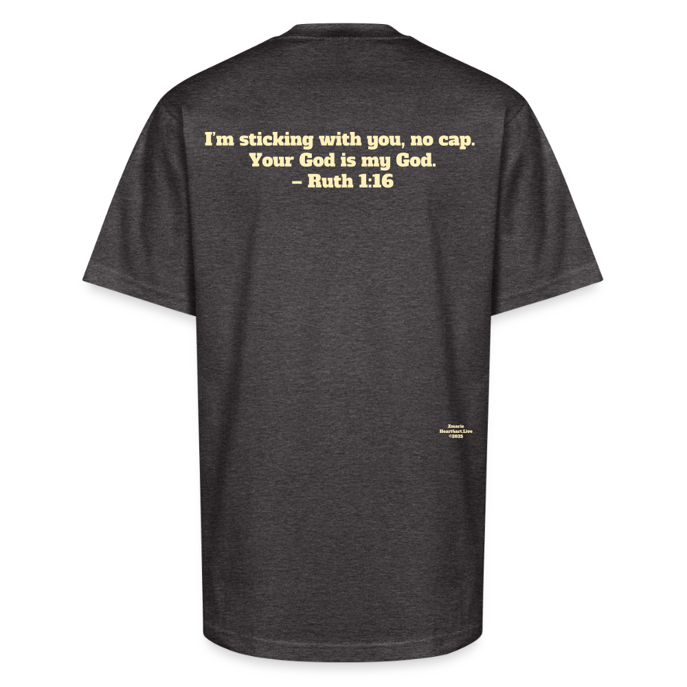 Ruth- Holy Hustle Wear 🔥Unisex Tee - charcoal grey