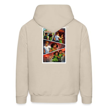 WORD TO THE STREET BIBLE ANIME Men's Hoodie - Sand