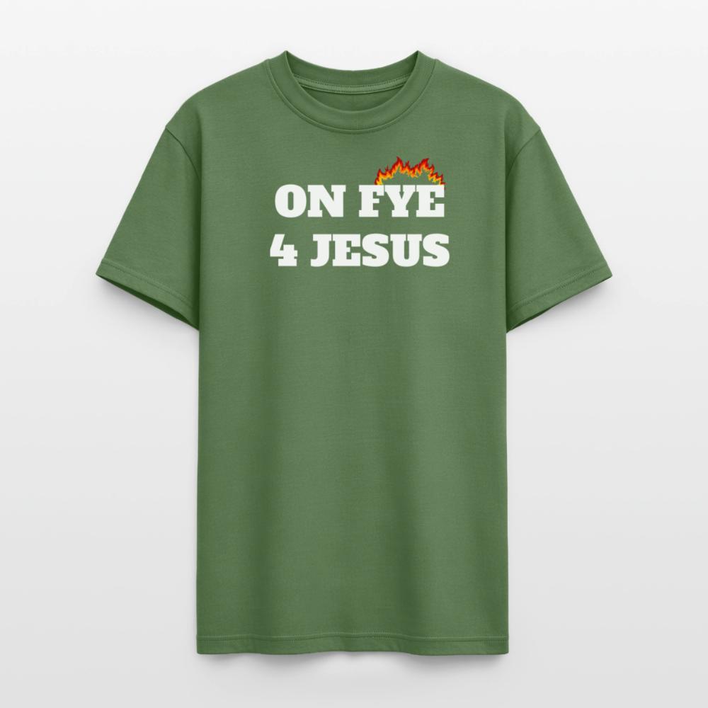 ON FYE 4 JESUS Gildan Ultra Cotton Adult T-Shirt - military green