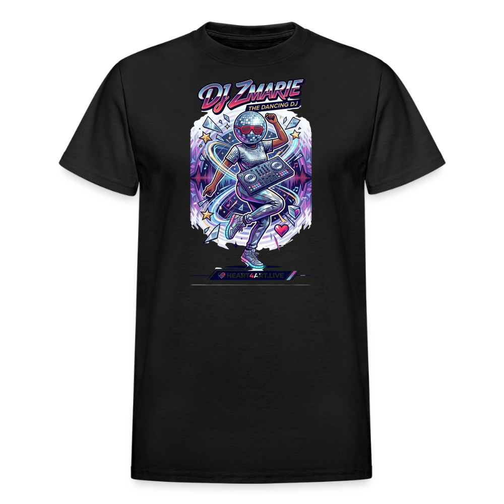 DJ ZMARIE "THE DANCING DJ" TM Gildan Ultra Cotton Adult T-Shirt - black