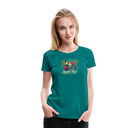 Heart4Her Women’s Premium T-Shirt - teal