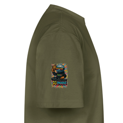 DJ ZMARIE "THE DANCING DJ" Unisex Oversized Heavyweight T-Shirt - classic olive