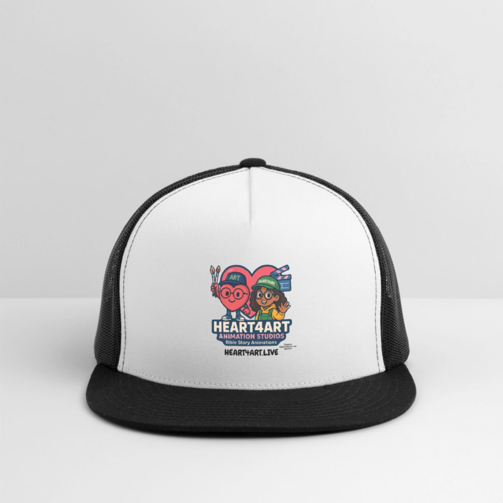 HEART4ART ANIMATION STUDIOS Trucker Hat - white/black