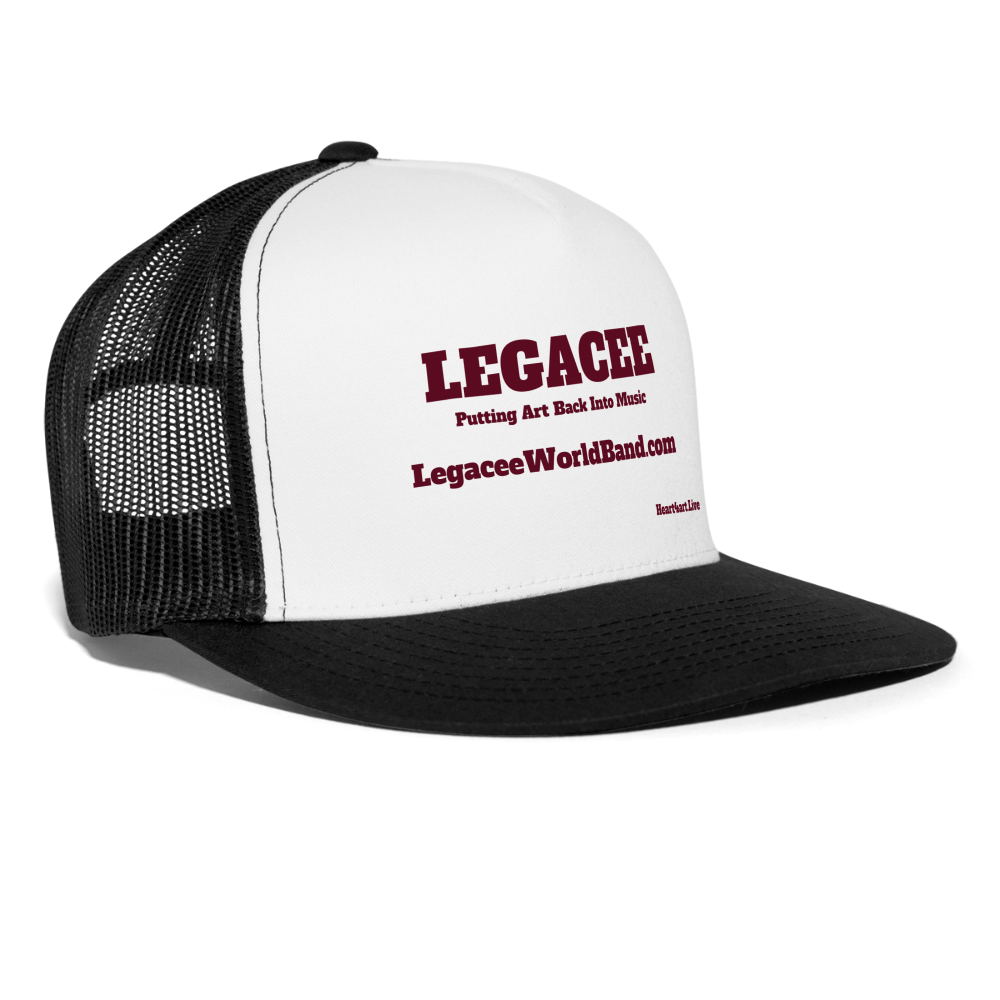 LEGACEE Trucker Hat - white/black