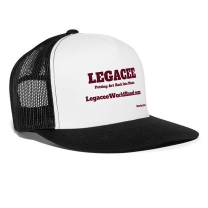 LEGACEE Trucker Hat - white/black