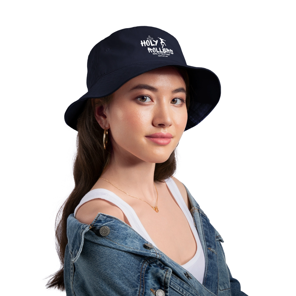 HOLY ROLLERS SKATER 🛹Bucket Hat - navy