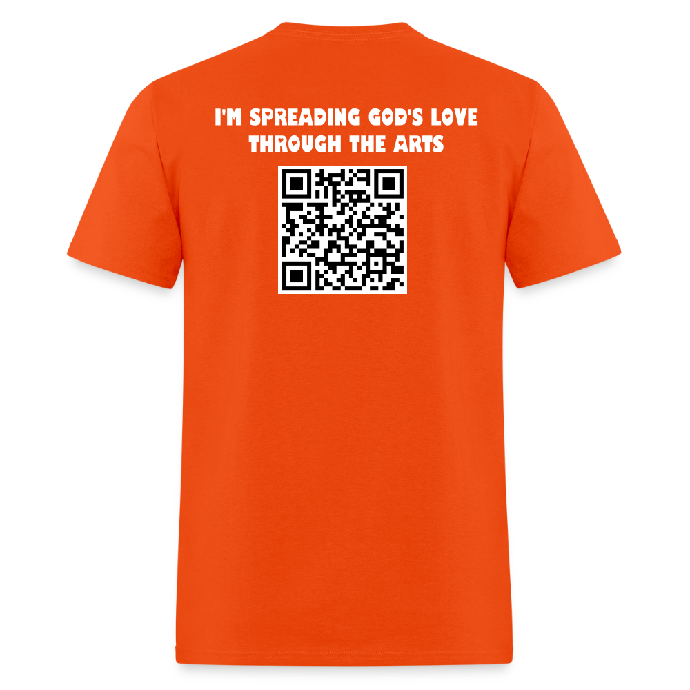 KINGDOM CREATIVE SPREAD LOVE Unisex Classic T-Shirt - orange