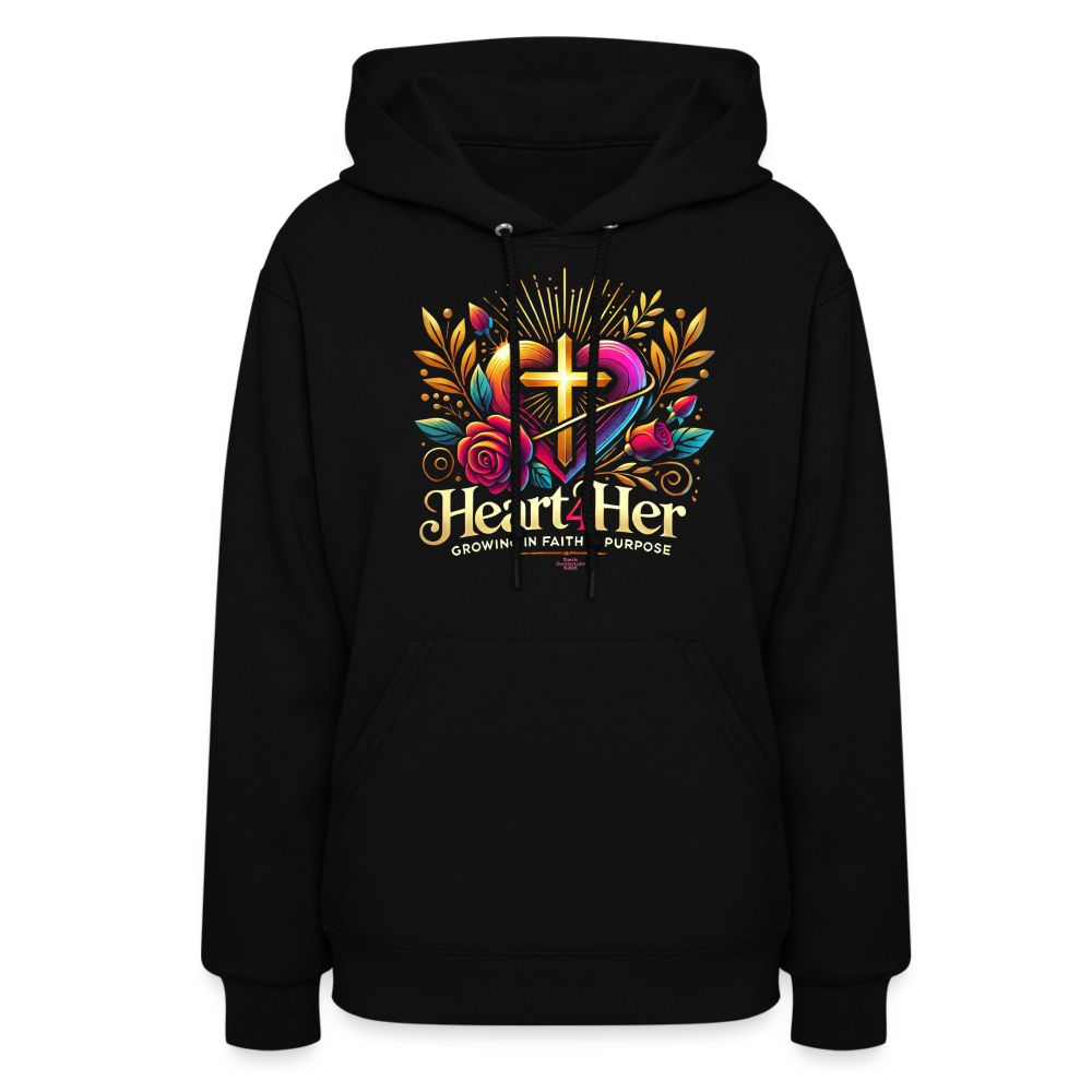 Heart4Her Women's Hoodie - black