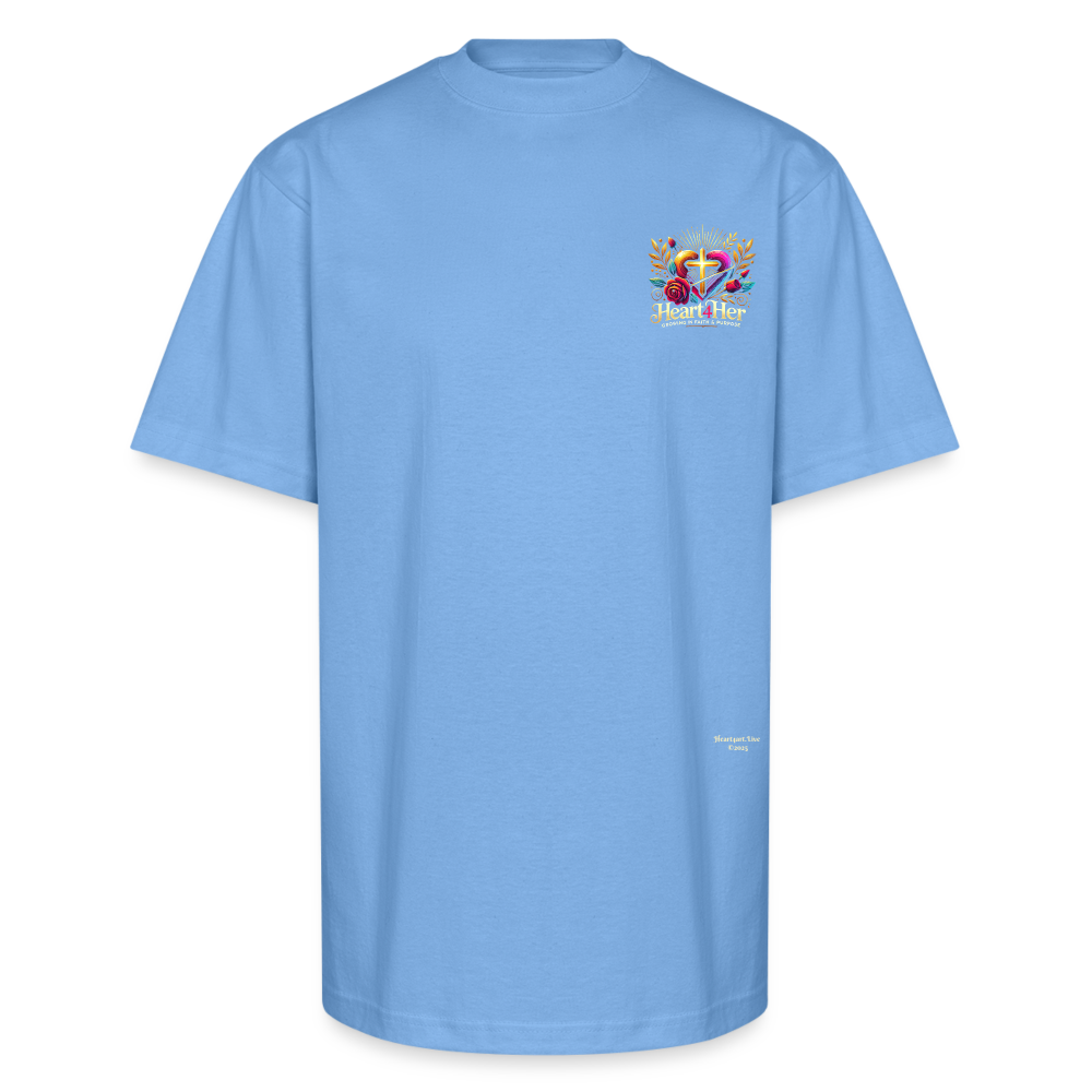 Heart4Her Oversized T-shirt - sky blue