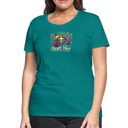 Heart4Her Women’s Premium T-Shirt - teal