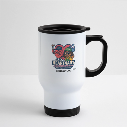 HEART4ART ANIMATION STUDIOS Travel Mug - white