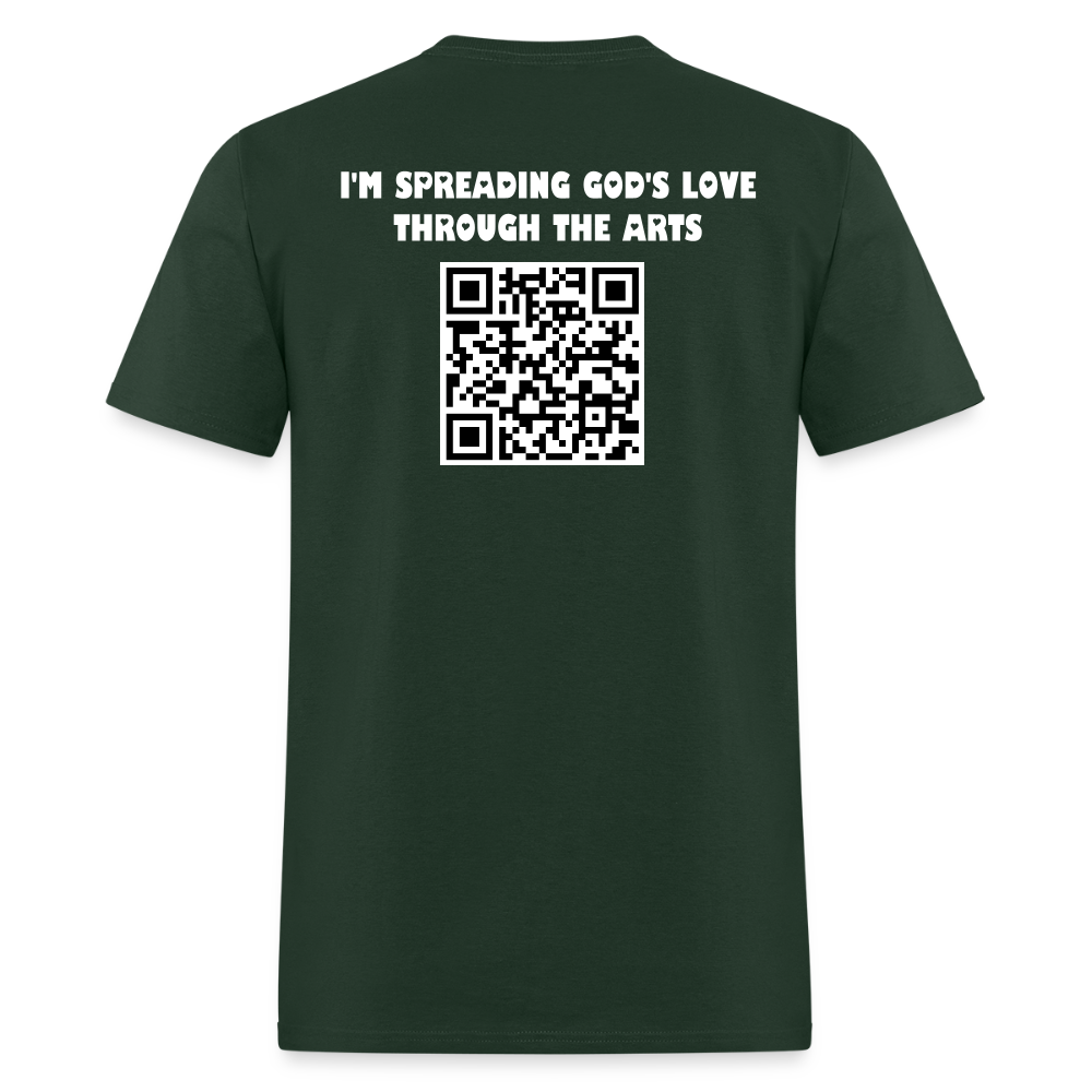 KINGDOM CREATIVE SPREAD LOVE Unisex Classic T-Shirt - forest green