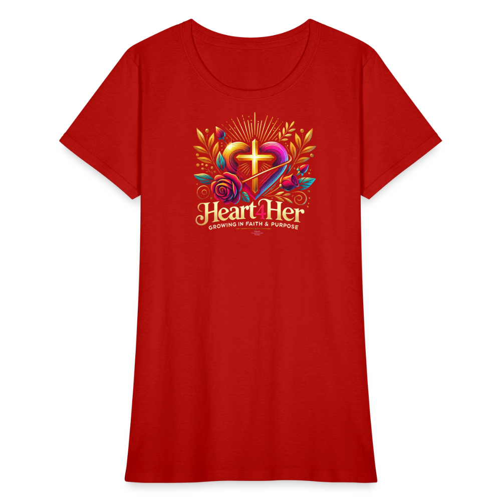 Heart4Her Women's T-Shirt - red
