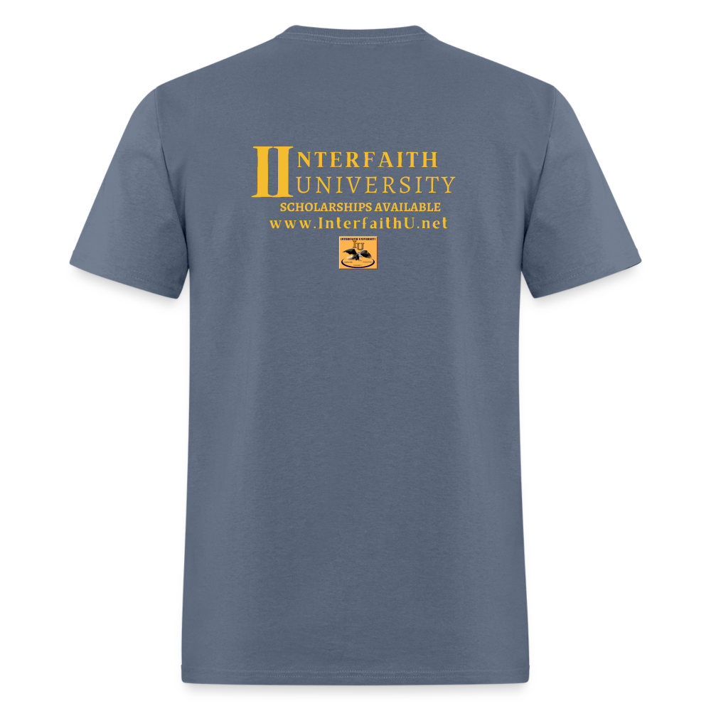 Interfaith University Customizable Unisex Classic T-Shirt - denim