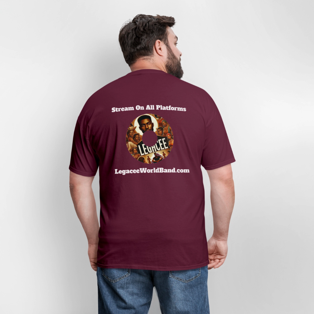 Legacee Unisex Classic T-Shirt - burgundy