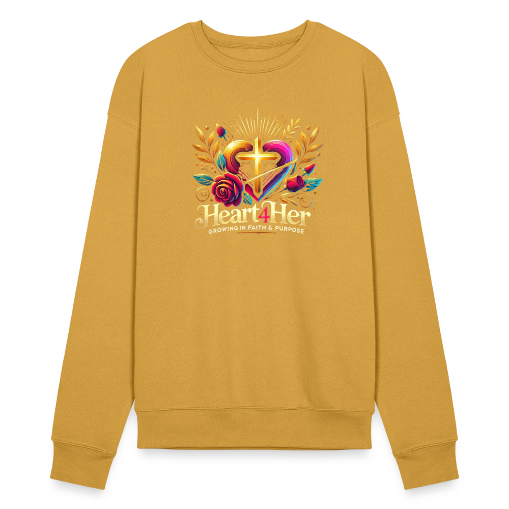 Heart4Her Bella + Canvas Unisex Sweatshirt - heather mustard