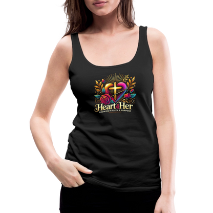Heart4Her Women’s Premium Tank Top - black