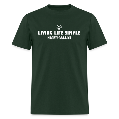 LIVING LIFE SIMPLE SPREAD LOVE Unisex Classic T-Shirt - forest green