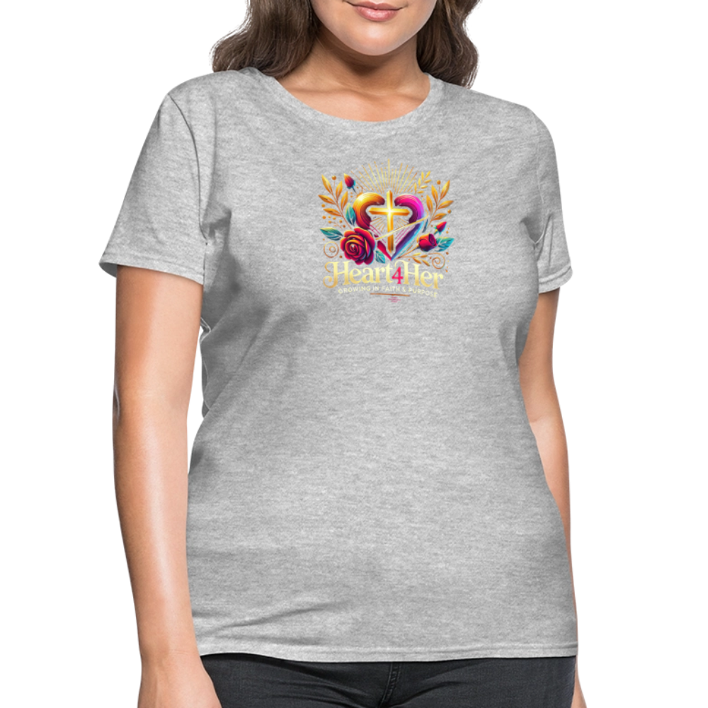 Heart4Her Women's T-Shirt - heather gray