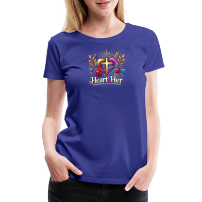 Heart4Her Women’s Premium T-Shirt - royal blue