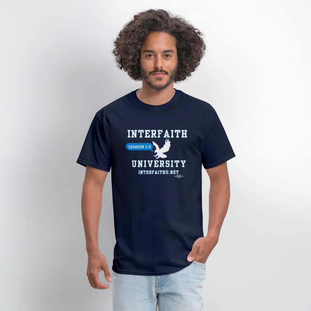 Interfaith University Zoomion Unisex Classic T-Shirt - navy