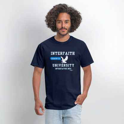 Interfaith University Zoomion Unisex Classic T-Shirt - navy