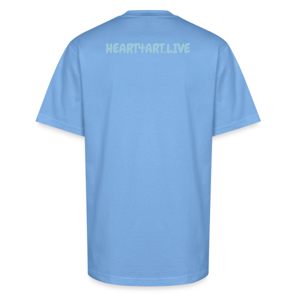 WORD TO THE STREET Unisex Oversized Heavyweight T-Shirt - sky blue