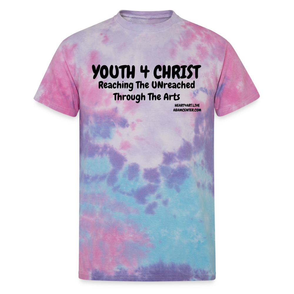 YOUTH 4 CHRIST Unisex Tie Dye T-Shirt - cotton candy