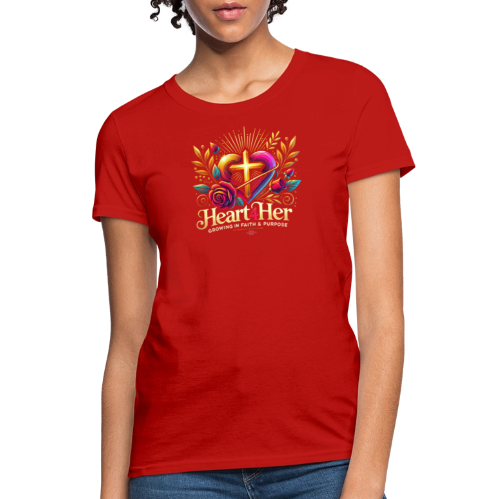Heart4Her Women's T-Shirt - red