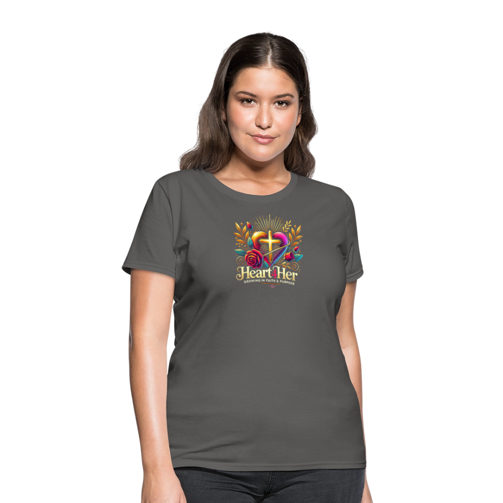 Heart4Her Women's T-Shirt - charcoal