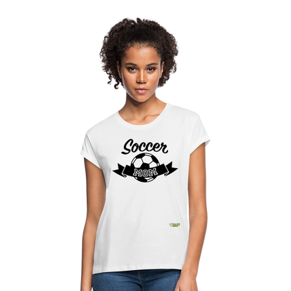 Soccer Mom Women's Relaxed Fit T-Shirt - white