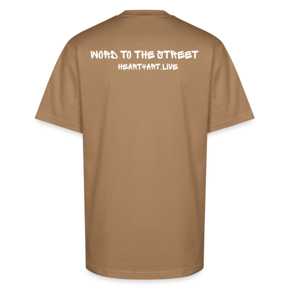 Holy Rollers Skater Unisex Oversized Heavyweight T-Shirt - khaki