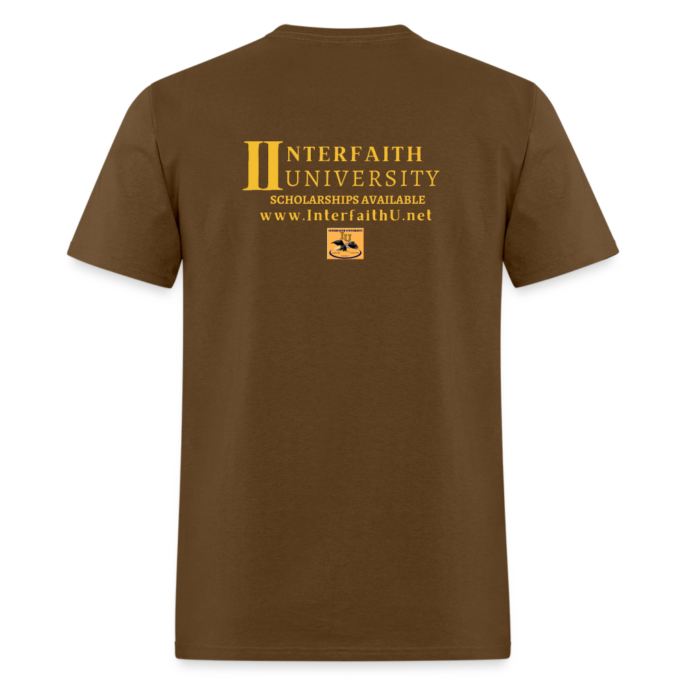 Interfaith University Customizable Unisex Classic T-Shirt - brown