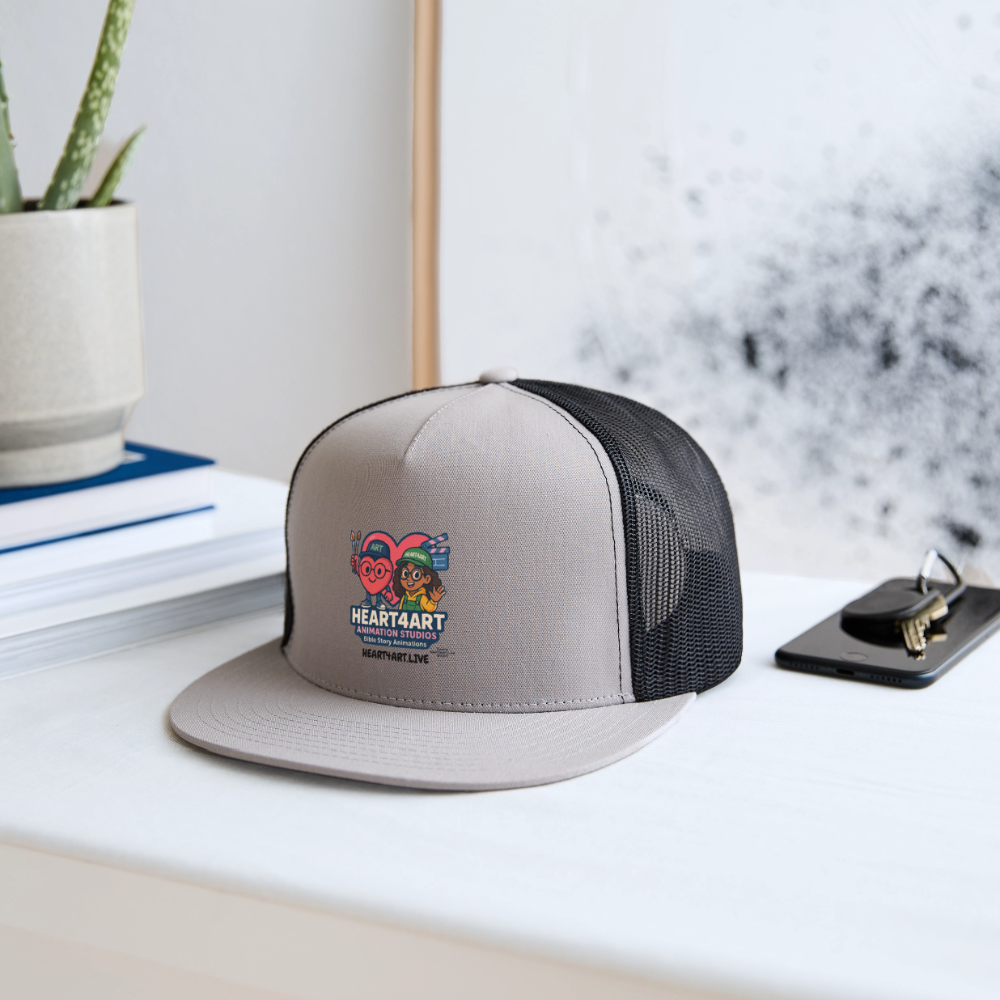 HEART4ART ANIMATION STUDIOS Trucker Hat - gray/black