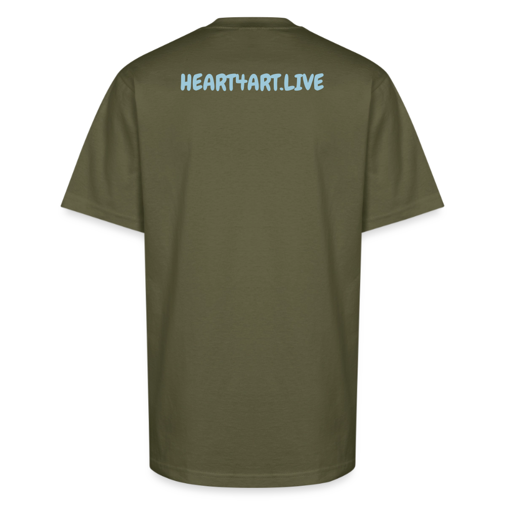 WORD TO THE STREET Unisex Oversized Heavyweight T-Shirt - classic olive
