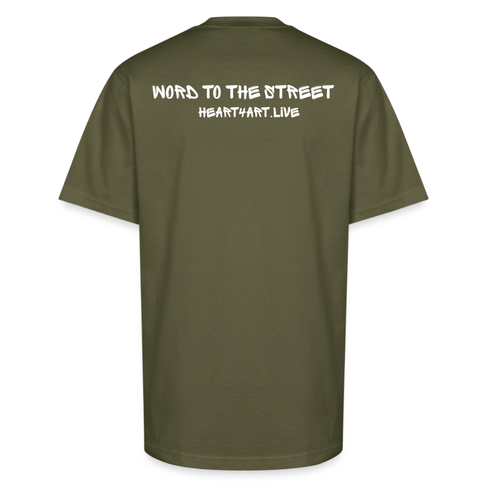 Holy Rollers Skater Unisex Oversized Heavyweight T-Shirt - classic olive