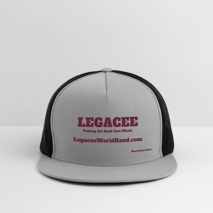 LEGACEE Trucker Hat - gray/black
