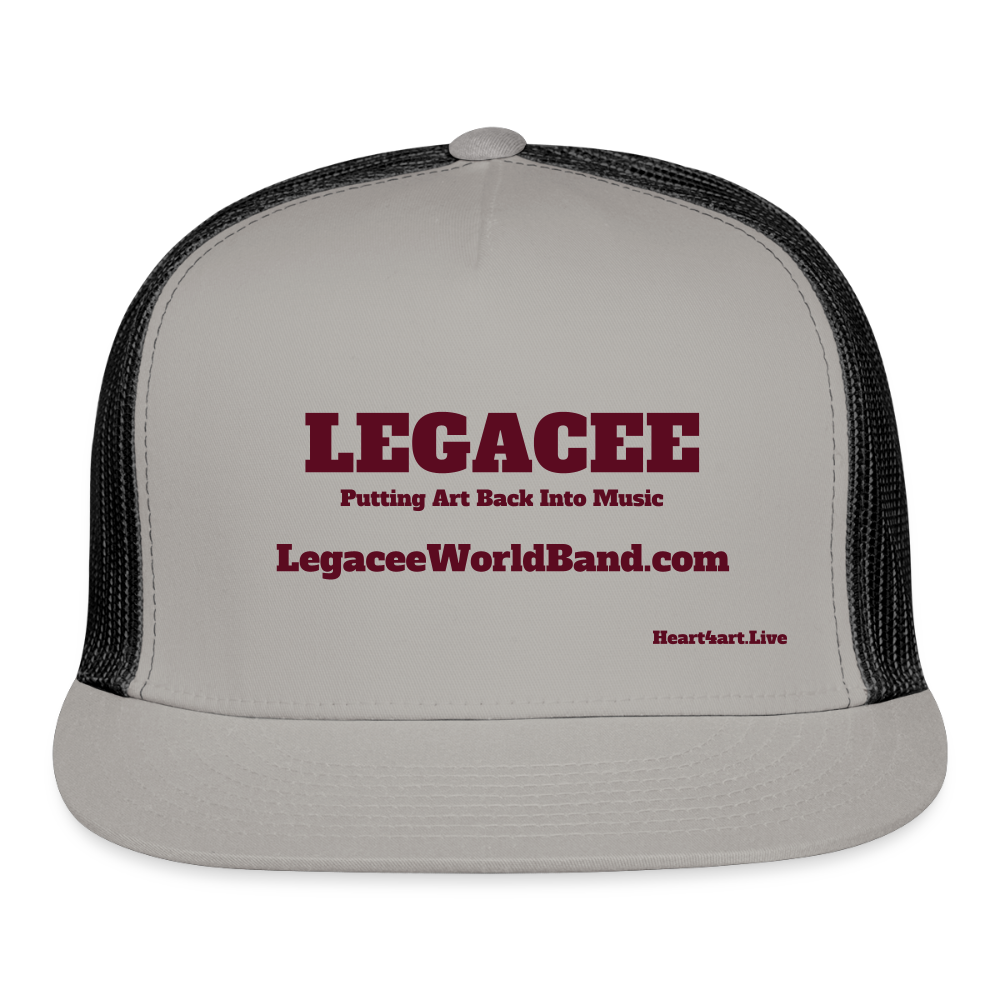 LEGACEE Trucker Hat - gray/black