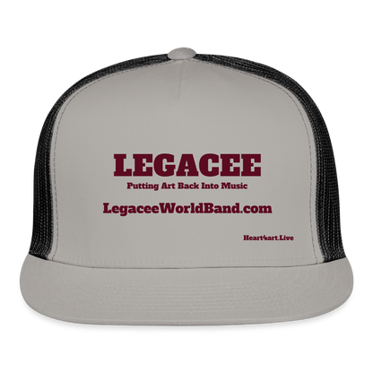 LEGACEE Trucker Hat - gray/black