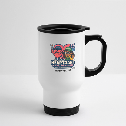 HEART4ART ANIMATION STUDIOS Travel Mug - white