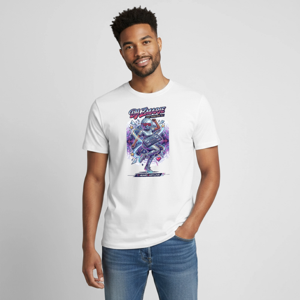 DJ ZMARIE "THE DANCING DJ" TM Gildan Ultra Cotton Adult T-Shirt - white